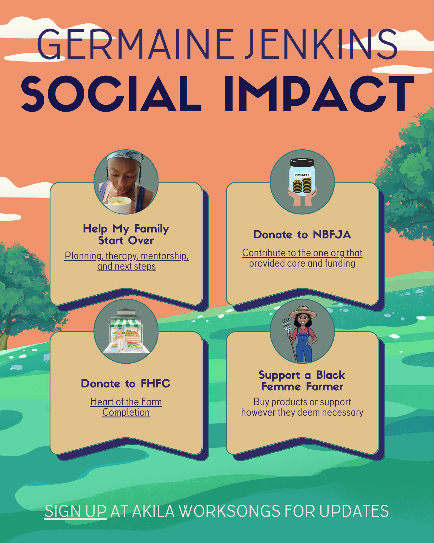 Germaine Jenkins — Call to Action post for the OEFF screening